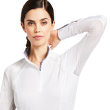 Ariat Womens Sunstopper Pro 2.0 Show Shirt - White/Jethro
