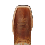 Ariat Womens Round Up Wide Square Toe - Powder Brown
