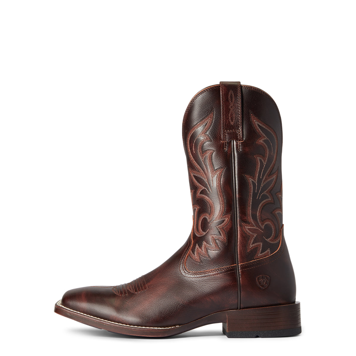 Ariat Mens Slim Zip Ultra Hand Stained Red - Brown