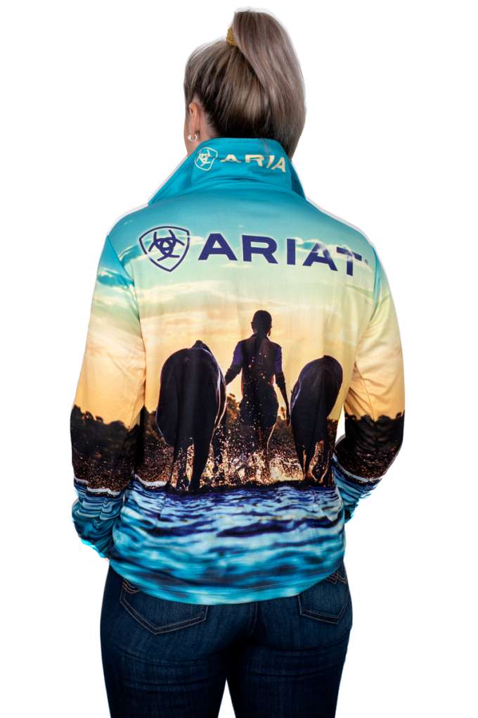 Ariat Womens Fishing Shirt - Western Horses