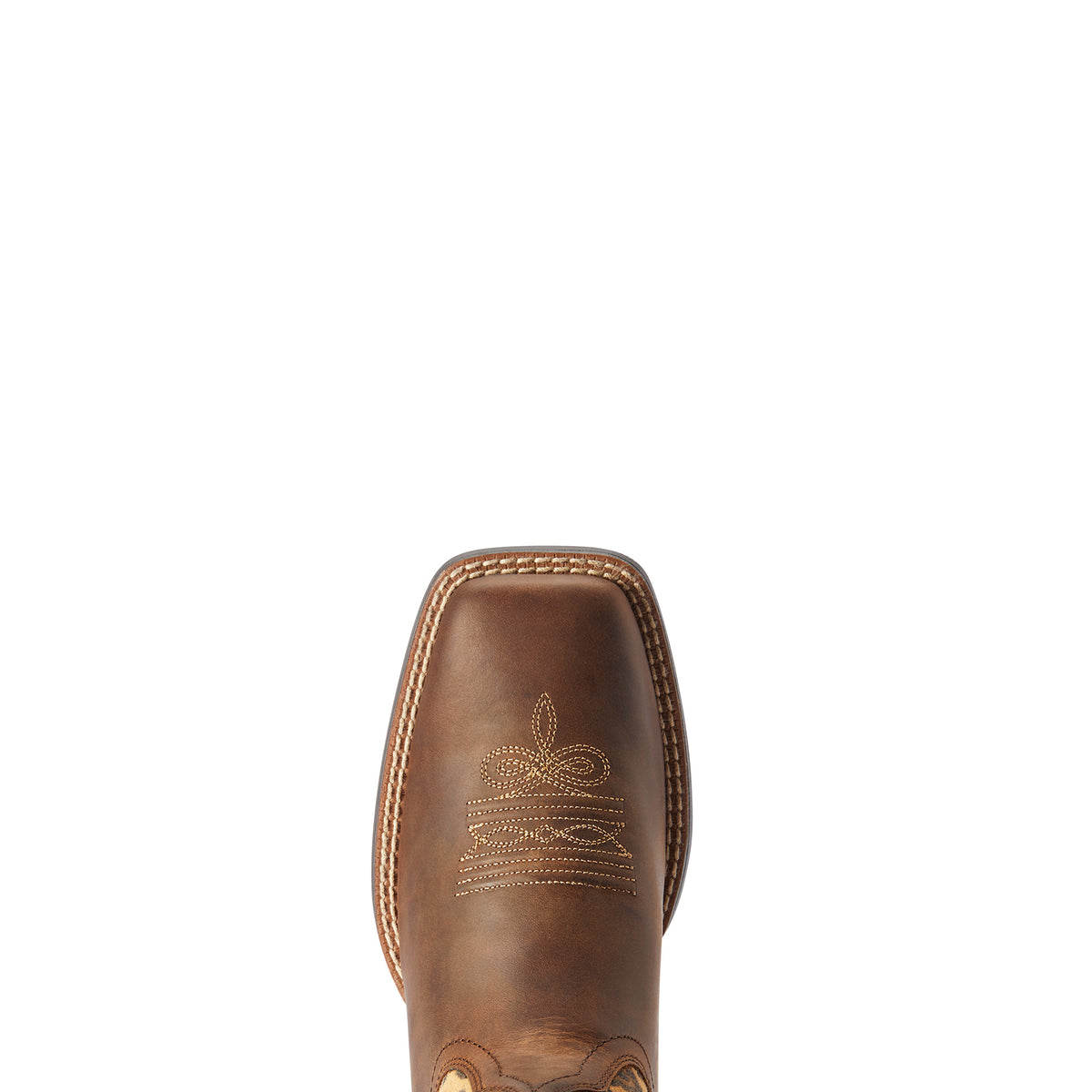 Ariat Womens Round Up Crossroads - Distressed Tan/Sparkle Leopard