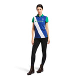 Ariat Womens Taryn Polo - Mazarine Blue/Pool Table