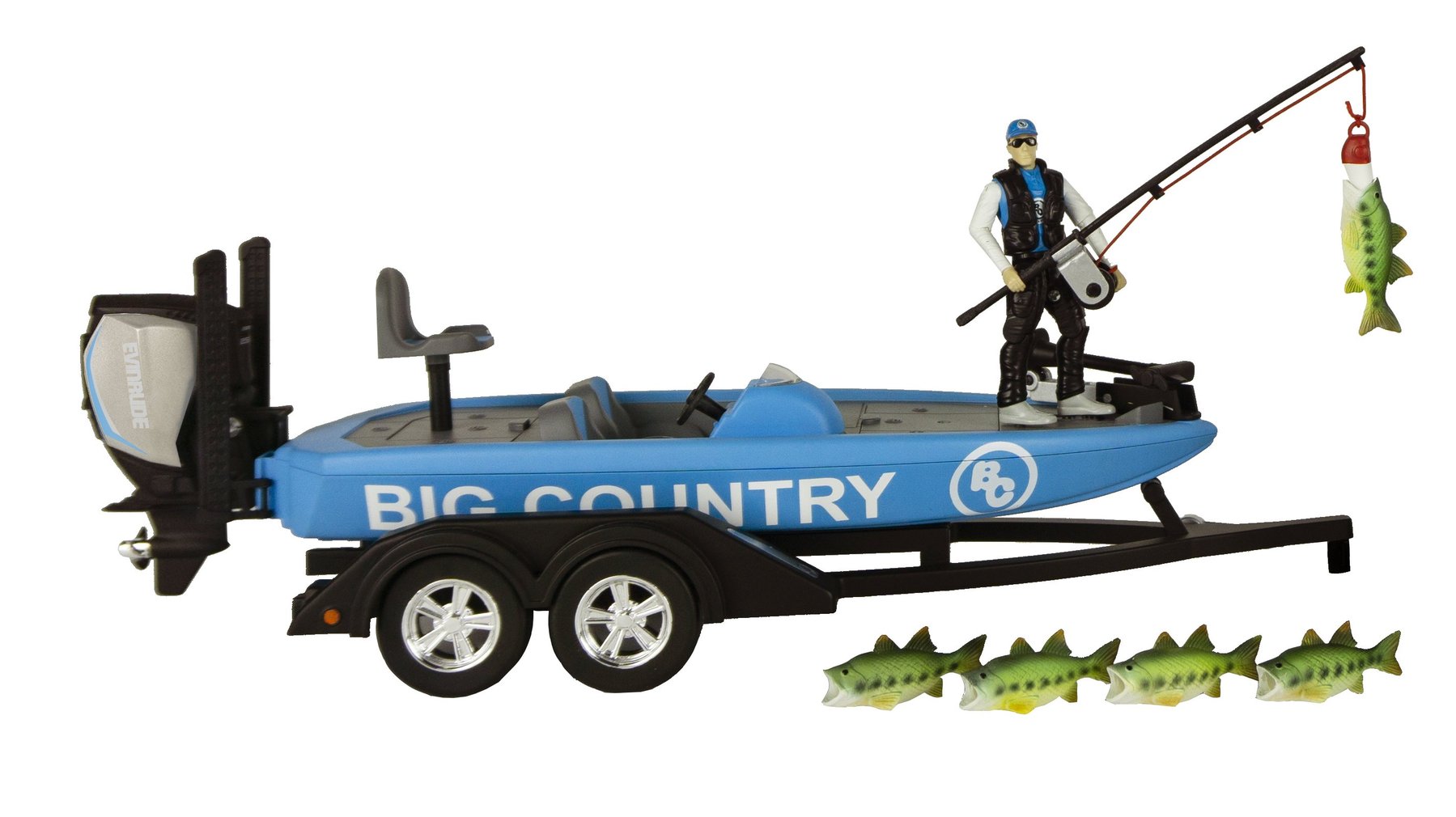 Big Country Toy - Bass Boat Implements 11pc - Bairnsdale Horse Centre