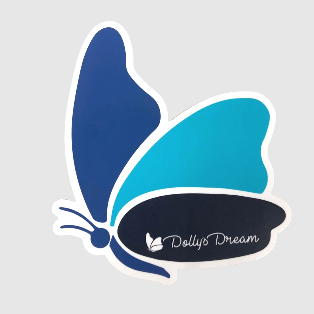 Dollys Dream Butterfly Car Decal Sticker