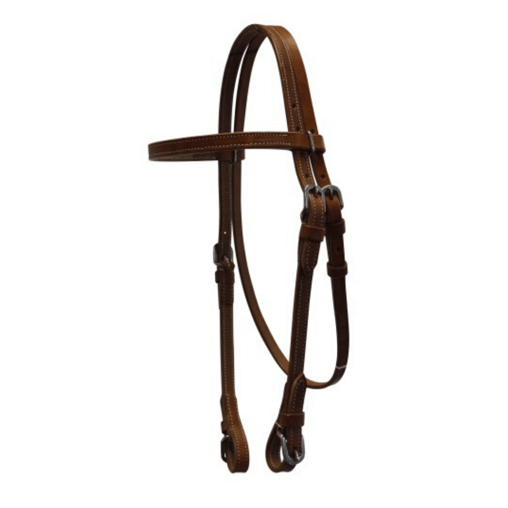 Fort Worth Headstall Harness w/buckle bit ends