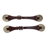Fort worth Rawhide End Spur Straps - Latigo