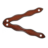Fort Worth Basket Tooled Slobber Straps