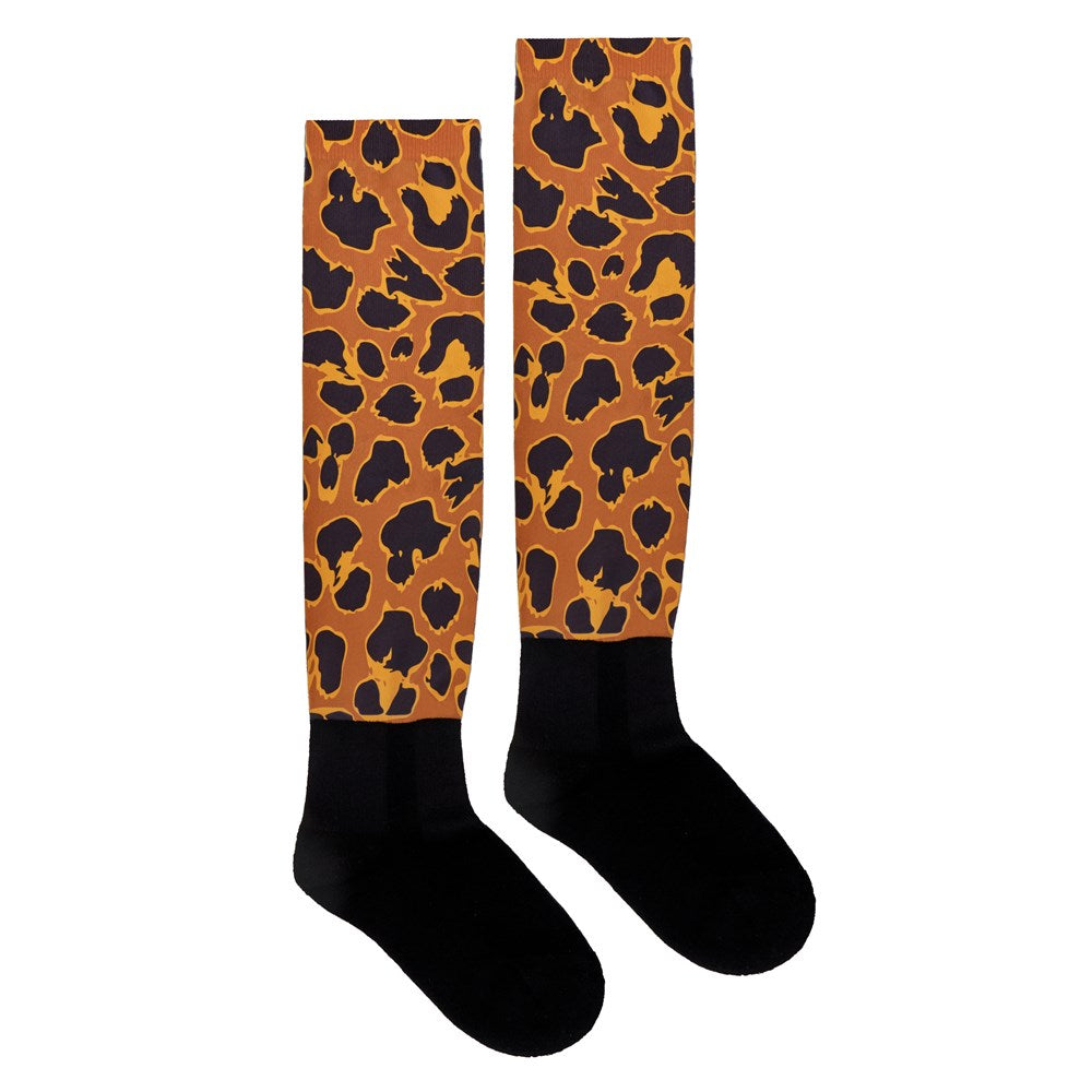 Huntington Leopard Knee high Riding Socks