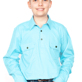 Just Country Boys Lachlan Workshirt - Duck Egg Blue