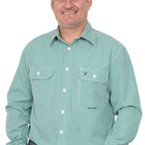 Just Country Mens Austin Full Button Print Shirt - Ivy Mini Check