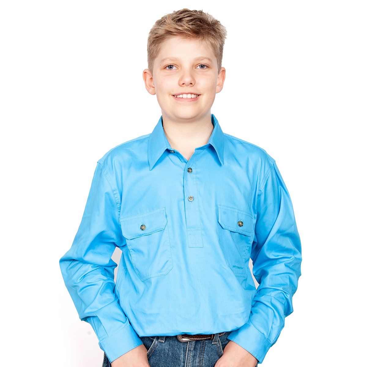 Just Country Boys Lachlan Workshirt - Sky