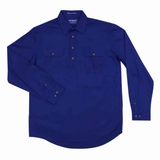 Just Country Mens Cameron Workshirt - Cobalt
