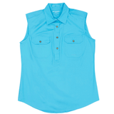 Just Country Womens Kerry Sleeveless Workshirt - Sky