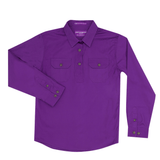 Just Country Girls Kenzie Workshirt - Purple