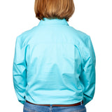 Just Country Womens Jahna Half Button Workshirt - Duck Egg Blue