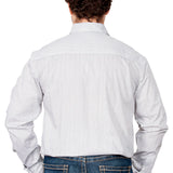 Just Country Mens Austin Full Button Print Workshirt - White Spots