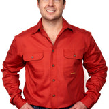 Just Country Mens Evan Full Button Workshirt - Mustard