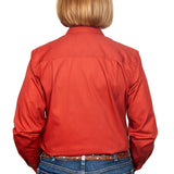 Just Country Womens Brooke Workshirt - Rust