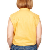 Just Country Womens Kerry Sleeveless Workshirt - Mustard