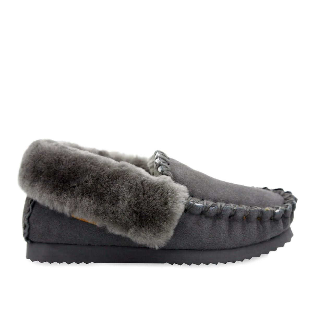Emu Molly Moccasin - Charcoal
