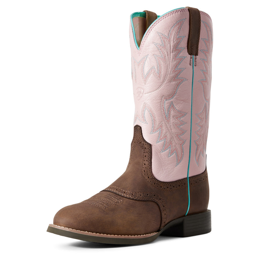 Ariat Pink Bootie Slipper