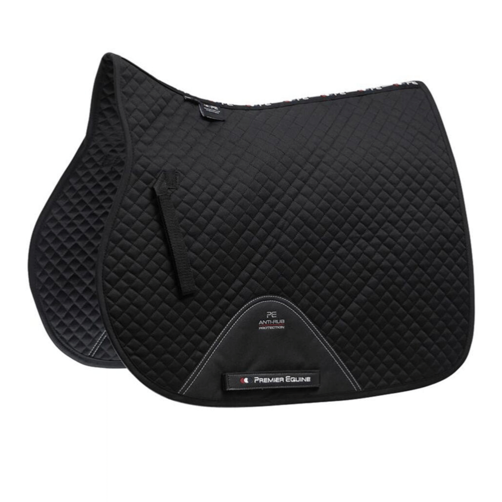 Premier_Equine_Plain_All_Purpose_Saddle_Pad_Black