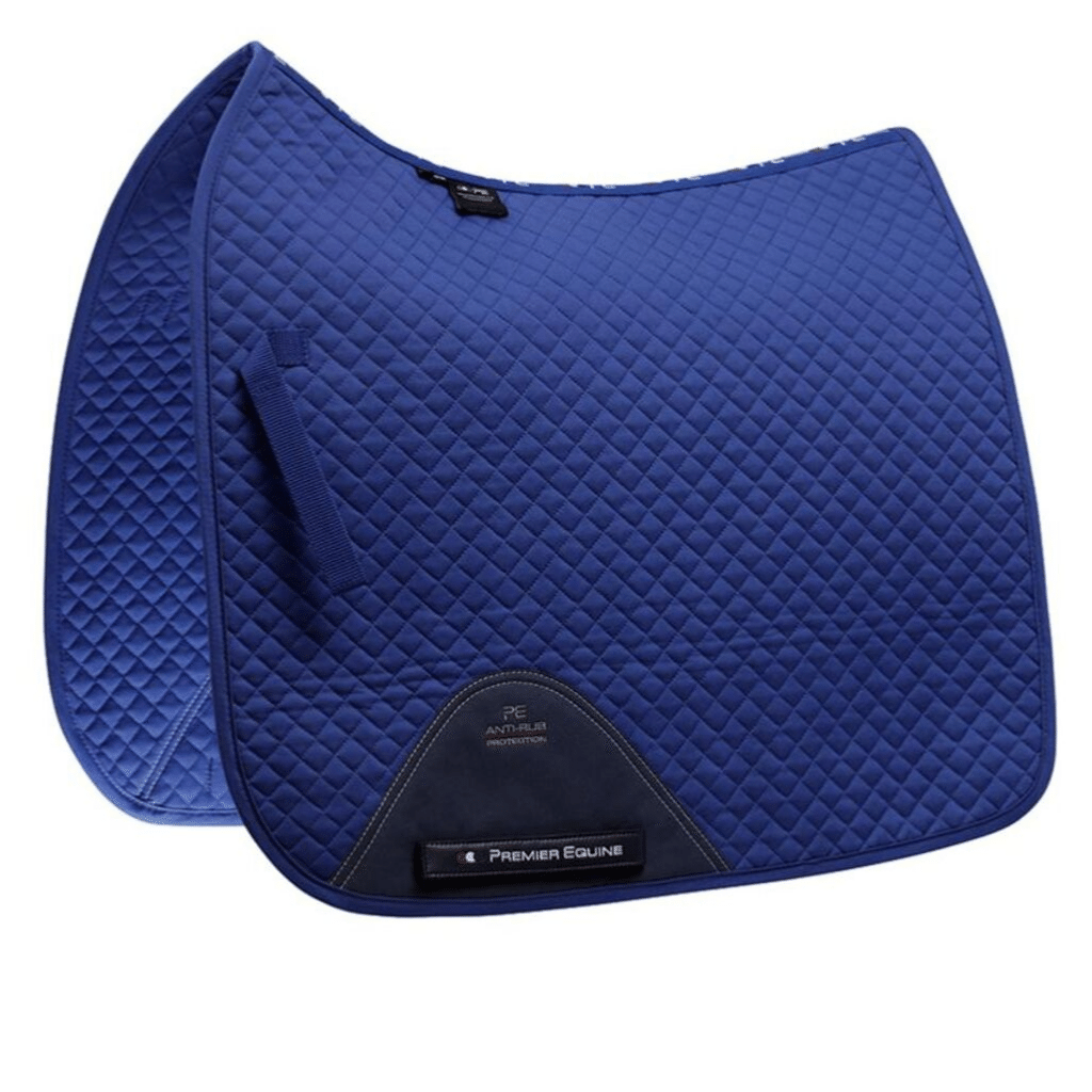 Premier_Equine_Plain_Cotton_Quilted_Dressage_Saddle_Pad_Royal