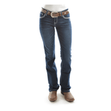 Womens Alice Relaxed Rider Jean - Darkest Night