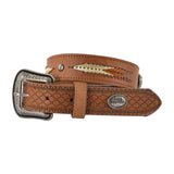 Pure Western Kids Dawson Belt - Dark Tan