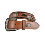 Pure Western Patrick Belt - Dark Tan