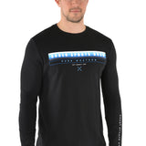 Pure Western Mens Kempton Long Sleeve Tee - Black