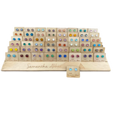 Samantha Abbott Glass Stud Earrings