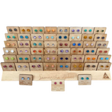 Samantha Abbott Glass Stud Earrings