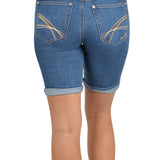 Thomas Cook Womens Suzi Slimmer Short - Light Wash