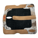 Toprail Equine The Rustler Contoured Hair On Hide Pad