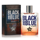 Tru Western Mens PBR Black and Blue Flame Eau De Cologne 100ml
