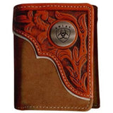 Ariat Tri Fold Wallet - Brown/Tan WLT3112A