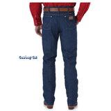 Wrangler Mens Cowboy Cut Slim Fit Jean - Rigid Indigo