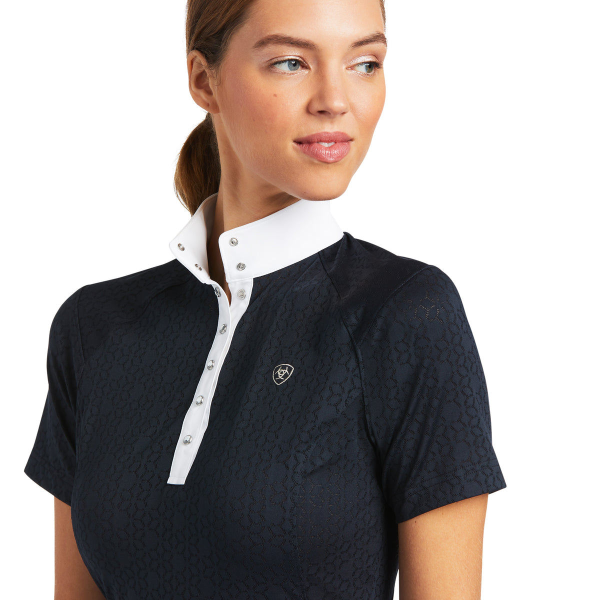 Ariat Womens Showstopper Show Shirt - Navy