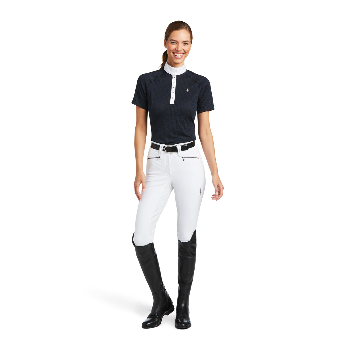 Ariat Womens Showstopper Show Shirt - Navy