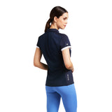 Ariat Womens Bandera 1/4 Zip Polo - Navy