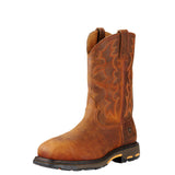 Ariat Mens Workhog Wide Square Steel Toe - Toast Premium