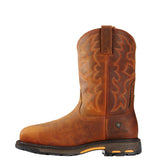 Ariat Mens Workhog Wide Square Steel Toe - Toast Premium