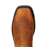 Ariat Mens Workhog Wide Square Steel Toe - Toast Premium