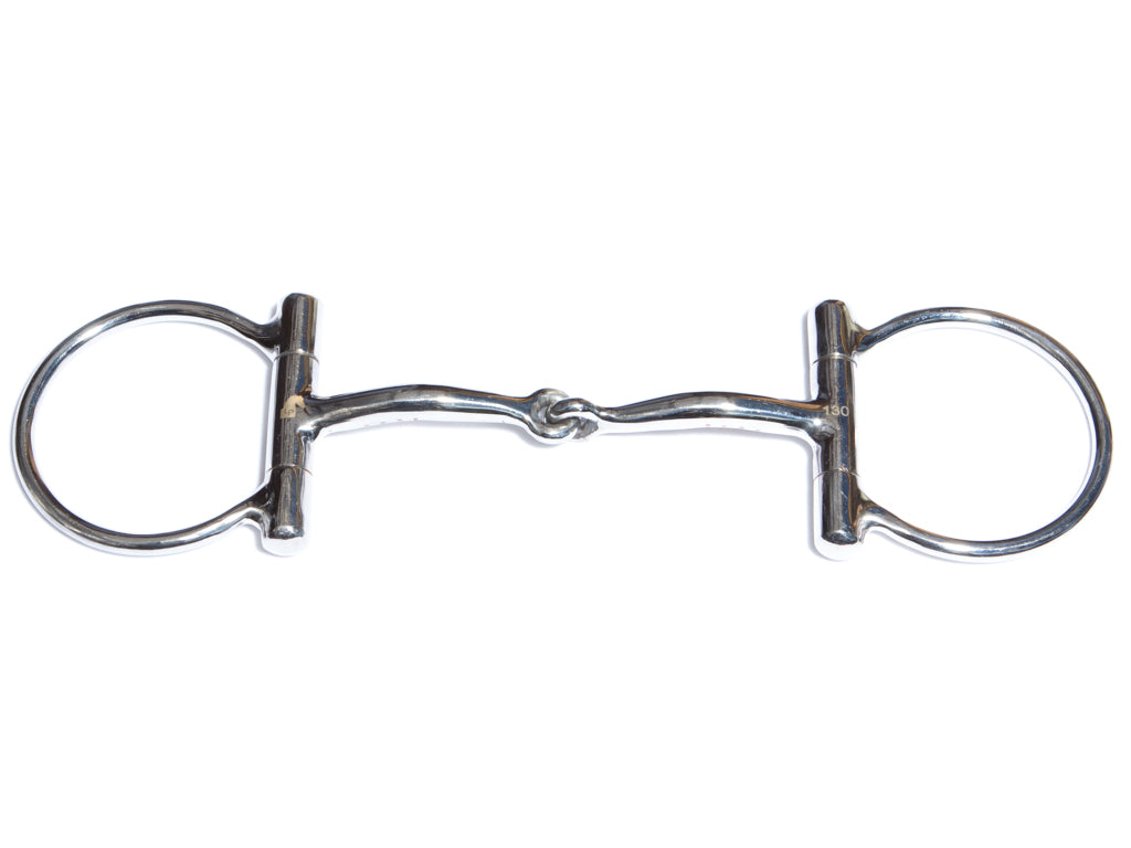TopRail Equine Dee Stainless Steel Snaffle/Copper Inlay