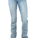 Pure Western Crisscross Relax Rider Jean 36 Leg - Moonshine