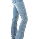 Pure Western Crisscross Relax Rider Jean 36 Leg - Moonshine