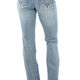 Pure Western Steer Boot Cut Jean 32 Leg - Moonshine