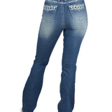 Pure Western Womens Abbi High Waist Boot Cut Jean 34 Leg