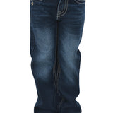 Pure Western Girls Aztec Boot Cut Jean - Darkest Night